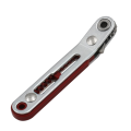 Mini Ratchet Wrench 1/4 Inch Drive Socket Hex Screwdriver Bit Dual Ratchet Wrench Tool with Two Bit Heads Easy Install Elbow.