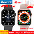 Microwear W28 Pro + Smart Watch 8 Men Women Passlock Strap Lock Always On Display Bluetooth Calls NFC Series 8 Smartwatch.
