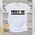 Freefire  Short Sleeves T-Shirt For Men  Free Fire Battleground - T Shirt. 
