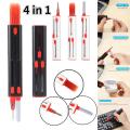 4 in 1 Cleaner Kit Pen for Airpods Earbud ear phone mobile Cleaning Brush for Keyboard Earphones Computer Cleaning Too.