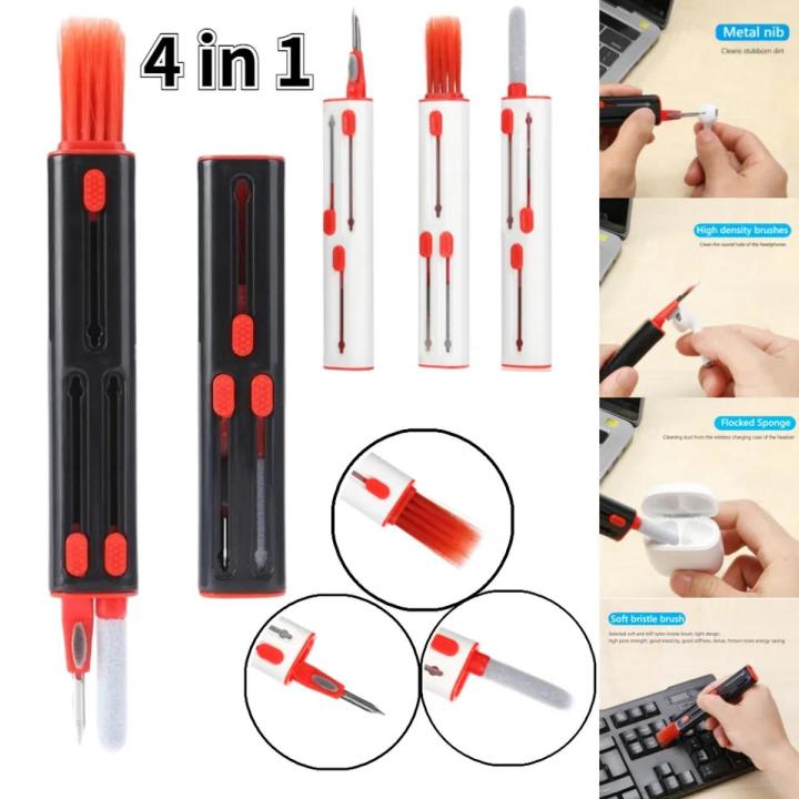 4 in 1 Cleaner Kit Pen for Airpods Earbud ear phone mobile Cleaning Brush for Keyboard Earphones Computer Cleaning Too