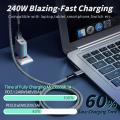 USB4 Cable 40Gbps Data Transfer 240W Fast Charging 8K 6K Dual 4K Video USB4 Cord for Thunderbolt 3/4 Laptop eGPU Mac Studio Hub. 