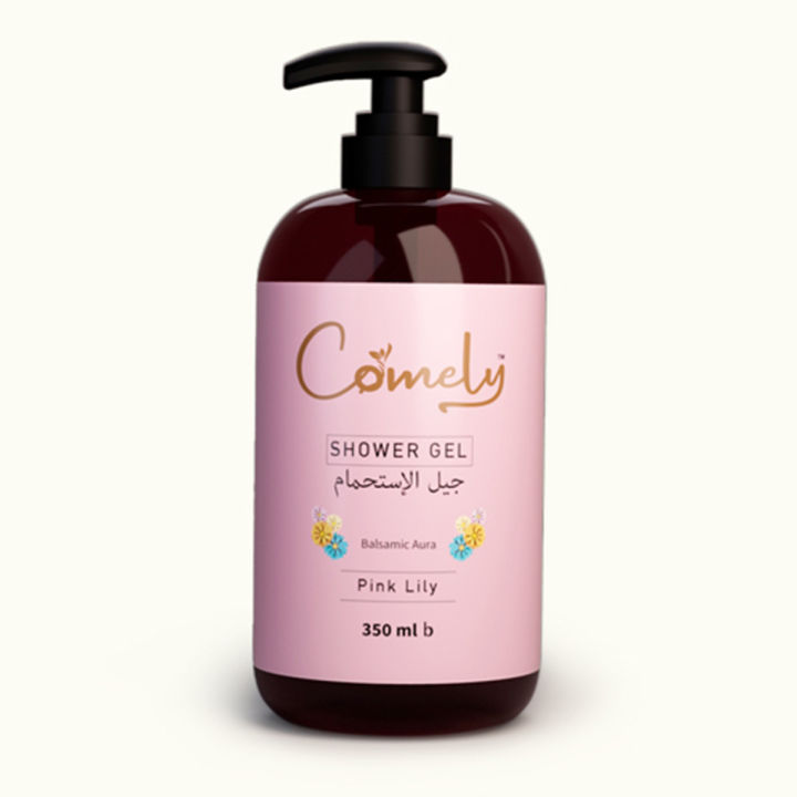 Comely%20Shower%20Gel%20350%20ml%20(Pink%20Lilly)%20-%20Image%202