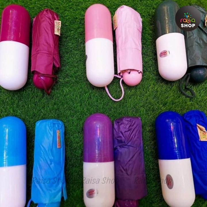 RAISA%207"%20Mini%20Folding%20Capsule%20Umbrella%20%E2%80%93%20Ultra-Portable%20&%20Stylish%20Compact%20Umbrella%20in%20Cute%20Case%20-%20Image%209