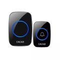 CACAZI A06 Wireless Intelligent Home Doorbell LED Night light 300M Remote Waterproof Bell Calling Bell. 