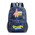 Amazon School Season Supply Sponge Baby Starry Sky Schoolbag spongbob Student Travel Learning Backpack.