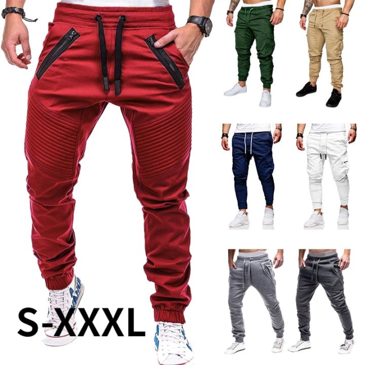 Mens%20Cargo%20Casual%20Solid%20Multi-pocket%20Trousers%20Pants%20Plus%20Size%20Joggers%20Sweatpants%20Male%20Cool%20Sport%20Pants%20-%20Image%204