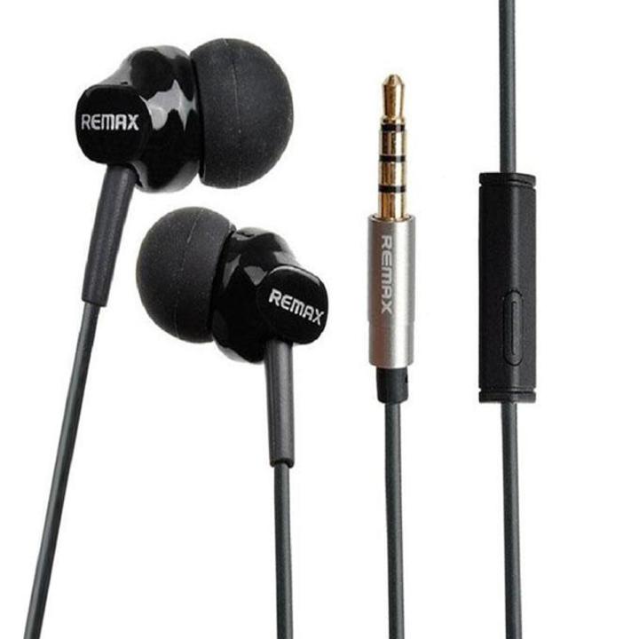 Remax Rm-501 মাইকসহ ইয়ারফোন-কালো | Daraz.com.bd