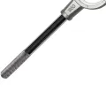1 Piece Round Die Wringing Tool Hand Die Holder Ratcheting Tap Handle Hand Die Holder Silver. 