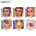 QIBEST Highlighter Powder Glitter Sequins Gel Shimmer Contour Blush Powder Makeup For Face Body Highlight Makeup 6 Colors 4g. 