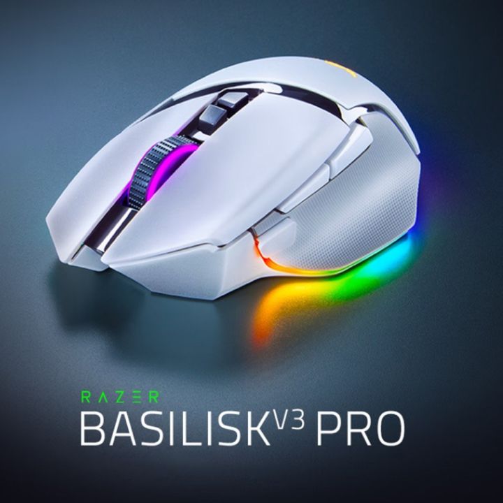 Razer%20V3%20Pro%20Wireless%20Mouse%20RGB%20Gaming%20Mouse%20with%2030000DPI%20Optical%20Sensor%20Chroma%20Hyperspeed%20Mouse%20Ergnomic%20Design%2011%20Progammable%20Buttons%2090%20Million%20Clicks-white%20-%20Image%202