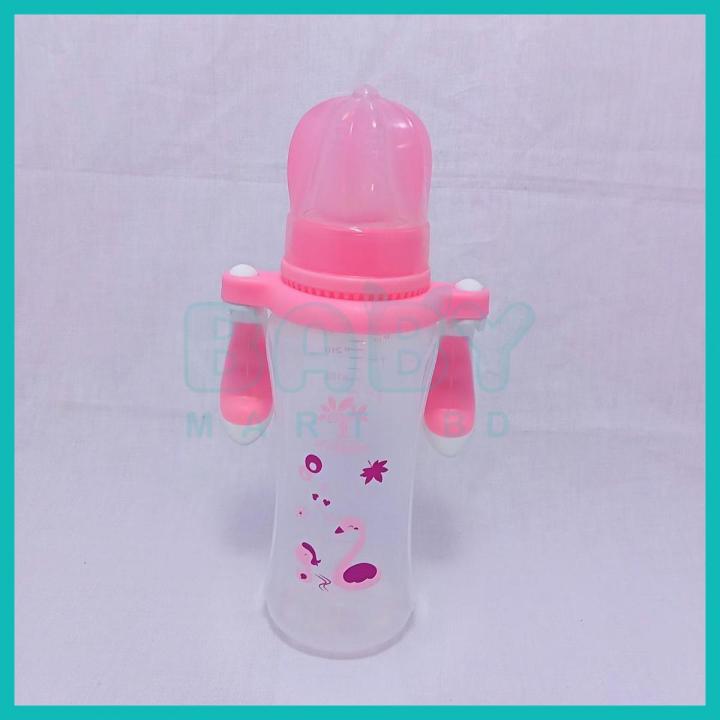 New Baby Feeder Of Minitree Brand In Transparent Color And Lid In Pink Color Size 5 Oz main image 1
