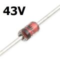 10ps- Zener Diode 0.25W DO-35 (18 Values 10V 11V 12V 13V 15V 16V 18V 20V 22V 24V 26V 27V 30V 33V 36V 39V 43V 47V). 