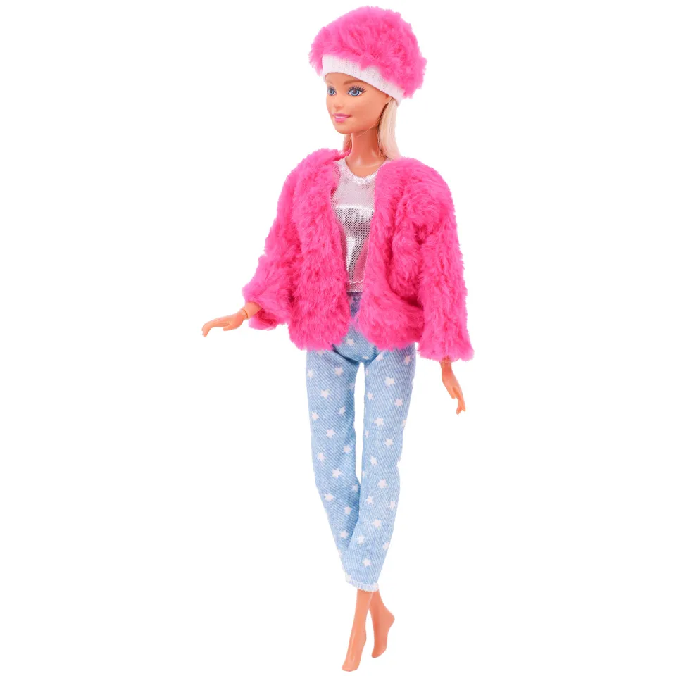 Barbie Extra Doll In Pink Fluffy Coat Buy Barbie Extra Doll #6 In