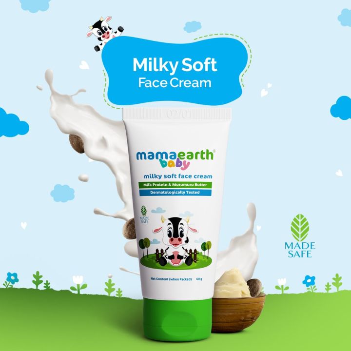 Mamaearth%20Milky%20Soft%20Natural%20Baby%20Face%20Cream%20for%20Babies,%20For%20All%20Skin%20Types%2060gm%20-%20Image%202