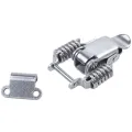 2x Toolbox Draw Compression Spring Toggle Latch Catch Clamp Silver. 