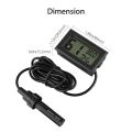 Mini Hygrometer Temperature and Humidity Meter Digital Temperature and Humidity Meter with Probe Replace W1209 Incubator HTC-1 HTC-2. 