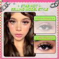 GROINNEYA Fluffy Lashes 5 Pairs 3D Faux Mink Lashes Fluffy Soft Wispy Volume Natural long False Eyelashes Reusable Eyelashs Make. 