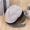 British Stripe Beret Hat British Style Classic Retro Newsboy Hats for Men and Women Universal Berets Cap Leisure Sports Sun Caps.