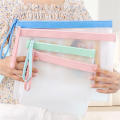 A6 Zippered Document Folder A4 Filing Products A4 Transparent Document Bag Transparent Zipper Pouch A5 Office File Holder. 