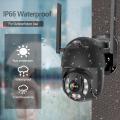 V380 Pro Wifi Security Waterproof Outdoor Surveillance Camera Wifi Motion Detection Smart PTZ Camera - HD 1080p Video and Night Vision. 
