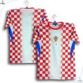 Croatia World Cup Jersey 2026 Thai Premium Football Jersey For Men - Half Sleeve World Cup T Shirt - Croatia Jersey 2026.