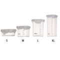 Plastic Storage Jars with Airtight Lid Food Storage Containers for Pantry Organization and Storage for Cereal Flour Sugar. 