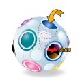 CuberSpeed Rainbow Ball Magic Cube Fidget Toy Puzzle Magic Rainbow Ball Puzzle Fun Fidget. 