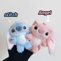 Disney Cute Stitch Plush Toy Lovely Lilo Stitch Doll Angel Plushies Cute Stuffed Movie Anime Bag Pendant Key Chain Girl. 