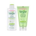 Simple Kind to Skin Refreshing Facial Wash & Micellar Cleansing Water Combo - (150ml +200ml).