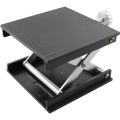 90*90mm Laboratory Elevating Table Table Black Aluminum alloy Lab Jack Lab Lift Stand Science Experiment. 