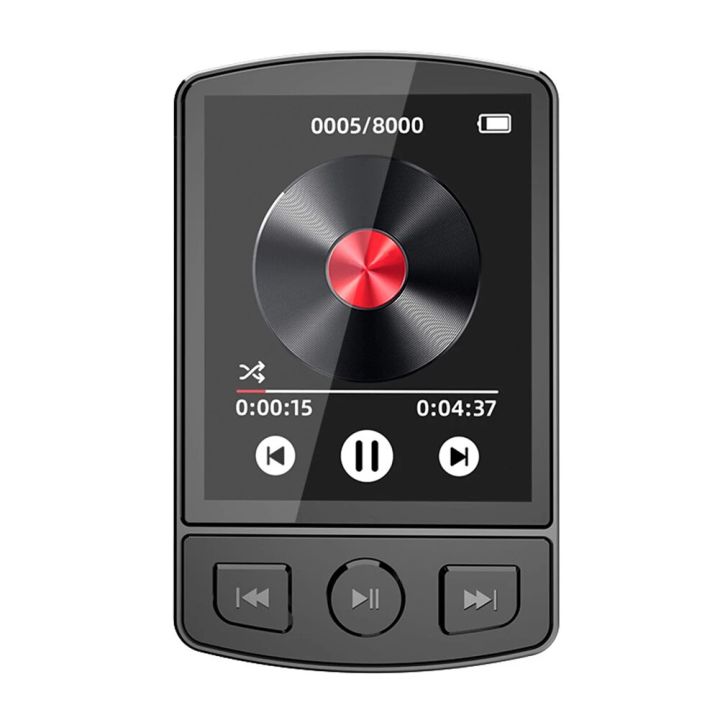 MP3%20Player%20Music%20MP3%20Player%20HiFi%20Sound%20Bluetooth-Compatible%205.2%20Mini%20Music%20Player%20Button%201.8inch%20Screen%20with%20FM%20Radio%20E-Book%20-%20Image%204