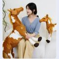 28-70cm Cartoon Simulation Horse Plush Toy Stuffed Lifelike Animal Dolls Girl Birthday Gift Home Decoration. 