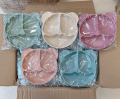 Baby food grade silicone suction & oven proof food plate. 