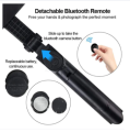 Xt02 Bluetooth Extendable Selfie Stick With Wireless Remote For Making Tiktok, Vlog Videos And Tripod Stand Selfie Stick For For Mobile And All Smart Phones - Mobile Stand - Mobile Stand. 