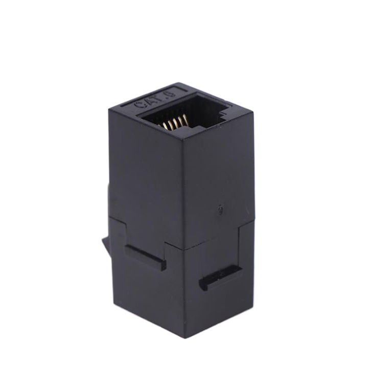 High-quality CAT6 Network Straight-through Head Cable Module ABS Safety Materials Six-class Network Computer Pass-through Module Mushen