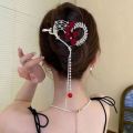 Rose Hairpin Women's Back of The Head Plate Hair Clip Headdress Temperament Twisting Clip Hairpin Hair Accessories. 
