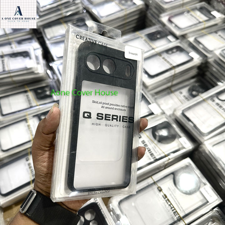 OnePlus Nord 4 - Luxury Premium Quality Antibacterial Box Q-Series Clear Glass Case Cover