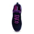 Power Purple and Black Mesh Sporty Sneaker for Women.