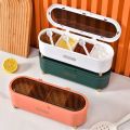 Household Spice Box Combination Set Kitchen Supplies Integrated Multi-Grid Salt MSG Seasoning Bottles Storage Box. 