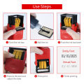 Handheld Portable Date Stamp Printer Quick-Drying Ink Date Printing Coding Machine for Food Plastic Bag Bottle Metal Cans Paper. 