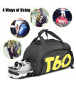 Big Size (20x10x10) Portable Travel Yoga Swimming Fitness Bag T60 Sports Gym and Travel Backpack Bag. 