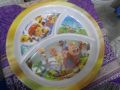Melamine Baby Round Shape Divided Plate-1 Piece Multi Color. 