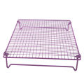 Cooling Net, Good Stability Durable Rust Resistant Baking Rack Non Stick Coating Iron for Dessert Shop. 