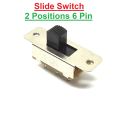 5Pcs- DPDT Slide Switch 2 Positions 6 Pin Panel Mount Big Size Switches For Electrical DIY. 