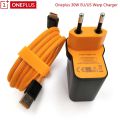 Oneplus Charger Mclaren Warp Charger 5V/6A 30W Black USB Wall Power Adapter 100cm 6A Dash Type C Cable For One Plus 8 7 7T Pro 6. 
