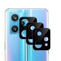 Kite Digital Compatible with [Pack of 3] Realme 9 Pro Plus / 9 4G [Black] Back Camera Lens Protector Tempered Glass - Full Camera Coverage with Easy Installation Kit. 