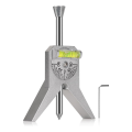 Pipe Center Finder With Centering Head For Measure Pipe Diameter Over 0.5Inch And Up Pipe Center Punch Level Reusable Easy To Use. 