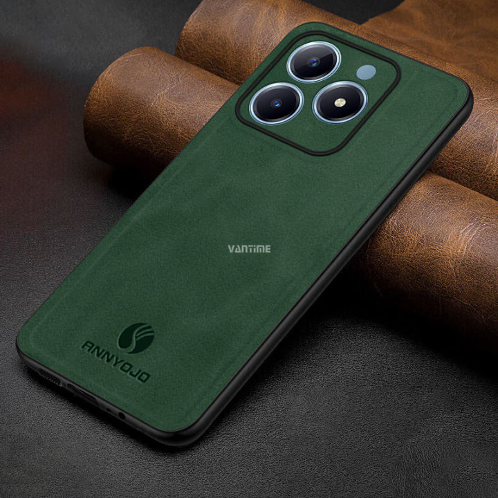 Vantime%20for%20Realme%20C63%20/%20C61%204G%20Case%20Modern%20PU%20Leather%20Matte%20Hard%20Back%20Case%20Compatible%20with%20Magnetic%20Holder%20-%20Image%206