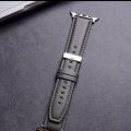 Leather with Silicone Strap Band for Apple Watch 42/49mm. 